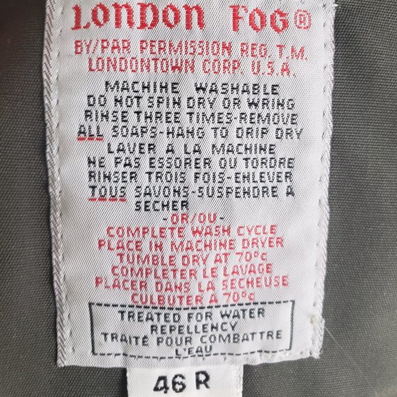 London Fog Trench Coat - Picture 4 of 5